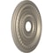 Ekena Millwork Cole PVC Ceiling Medallion (Canopies up to 5 1/8"), 19"OD x 3 1/2"ID x 1"P, Metallic Silver Metallic CMP19COCSV - alternate 2